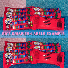 Load image into Gallery viewer, Custom 0.78 oz Rice Krispy Treats