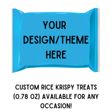 Load image into Gallery viewer, Custom 0.78 oz Rice Krispy Treats