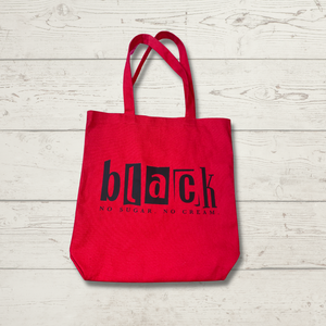 Canvas Tote Bag | Black No Sugar. No Cream.