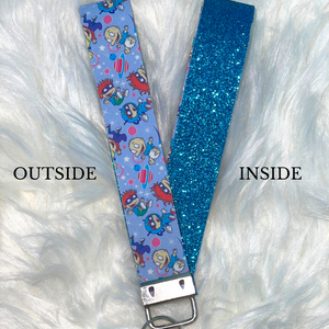Character Keychain Wristlet