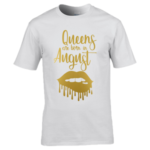 Birthday Shirt | "Queens Are Born in ____"