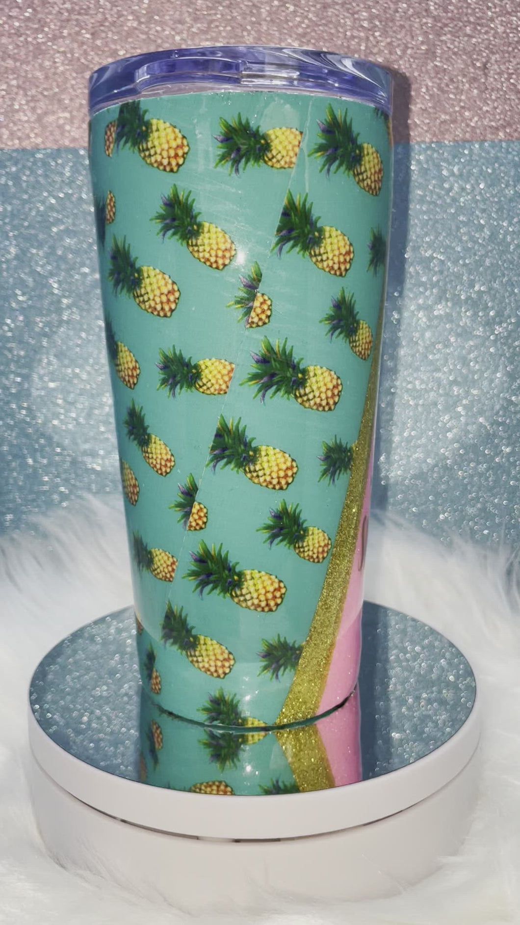16 oz Pineapple Tumblr